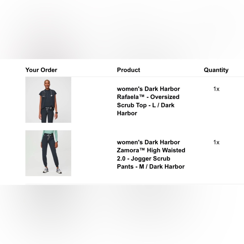 FIGS Dark Harbor High Waisted Zamora Joggers - Picture 6 of 6